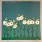 Painting: ‘She made a beeline for the daisies’