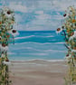 Daisies at the beach Original SeaPainting