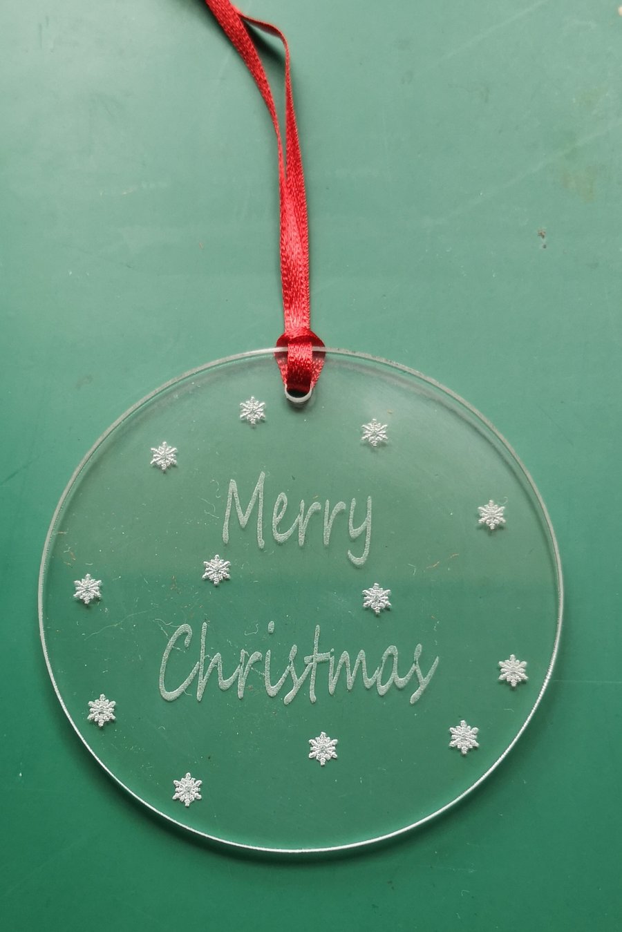 Acrylic Merry Christmas Decoration 