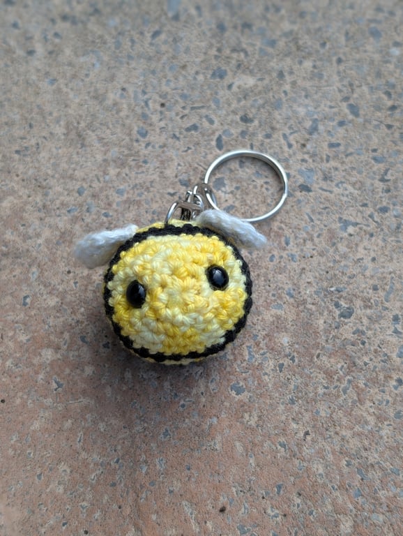  Crochet Bee Keyring-Bag Tag