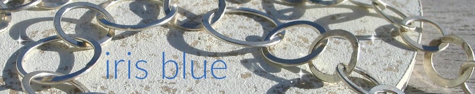 Iris Blue Silver Jewellery