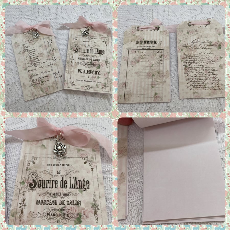 Rose Tag Set of 2 Notebooks PB11