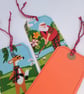 Christmas Gift Tags Golfing Santa - Set of 3 zero waste - Image 3