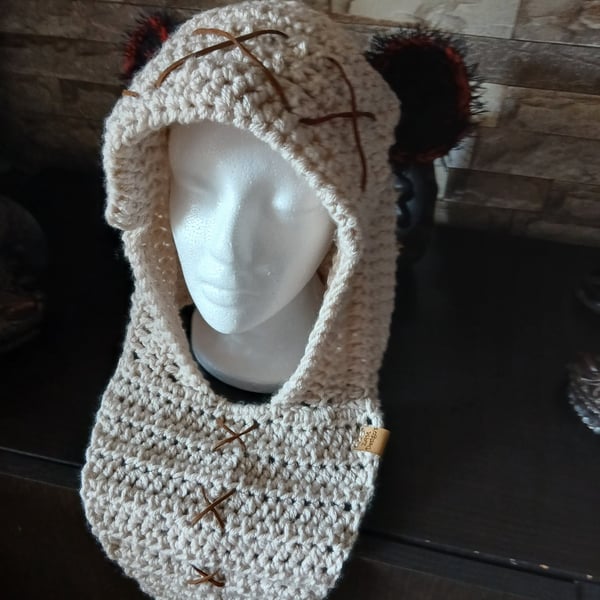 Starwars Ewok Themed Hood with Ears