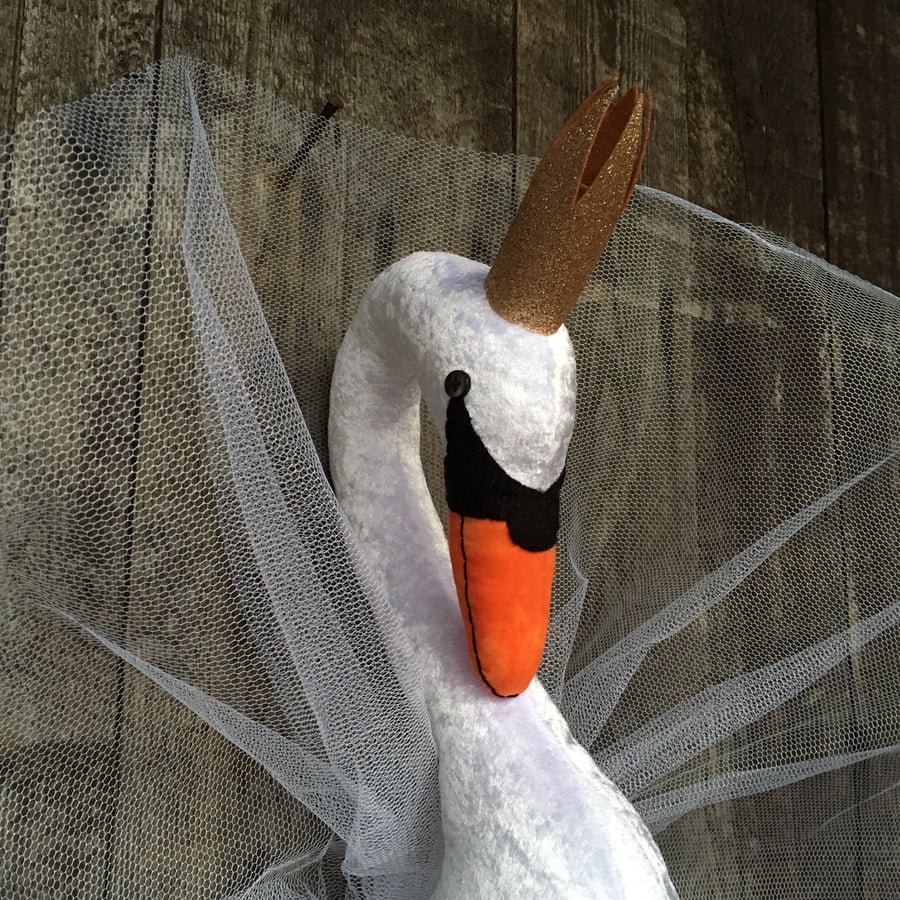 Wall mounted Swan head.