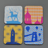 Set of Four Bristol Skyline Coasters