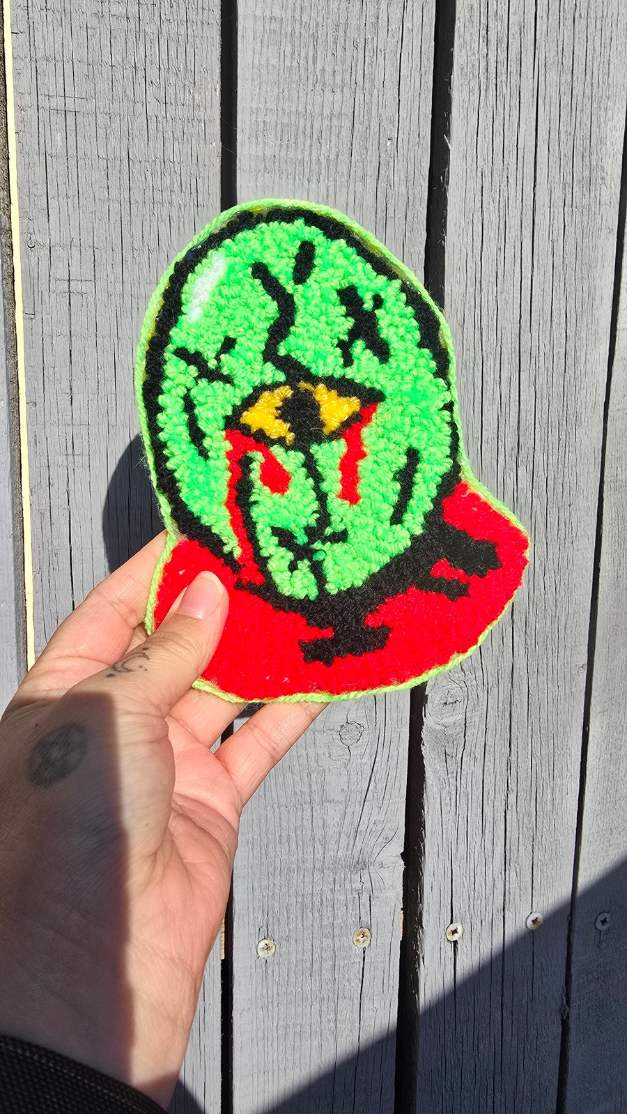 Dragon Egg Green Eyed MugRug Coaster