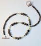 Peridot, Larvikite & Spinel Necklace, Anniversary, August Birthday, Gift For Leo - Image 5