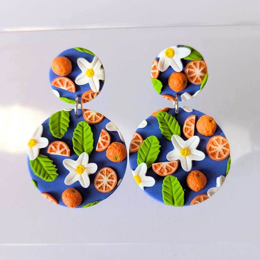 Orangery double drop earrings 