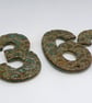 Ceramic house Address Number House Numbers,Stoneware House Tiles, Made to order - Image 2