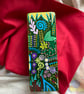 Upcycled unique hand painted tea light holder - Image 9
