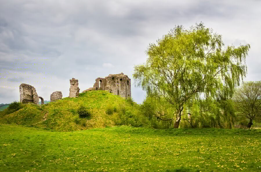 “Clun Castle” Shropshire - limited edition signed photography print
