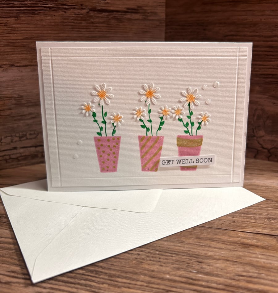 Get Well Soon - Handmade Card
