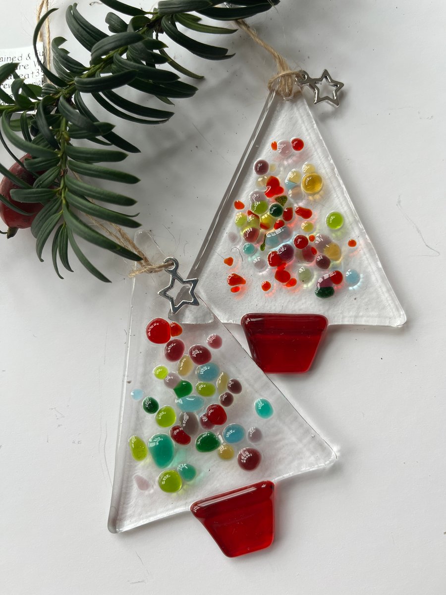 Fused Glass Christmas Tree