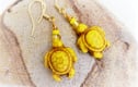 Orange  / Yellow Earrings