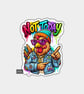 Funny Die Cut Vinyl Sticker - Not Today Chicken