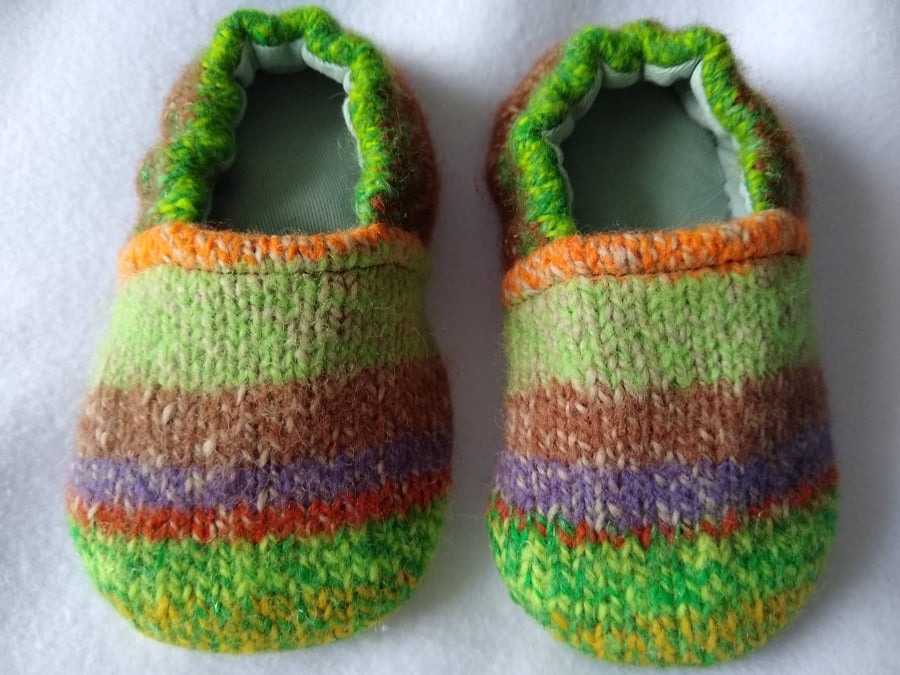 Childrens wool indoor shoes or slippers kids Size 5