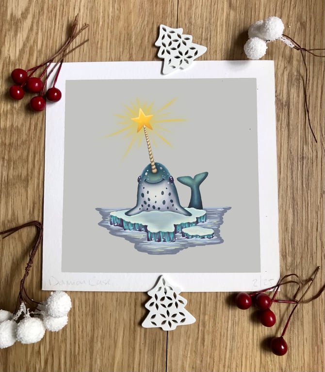 Narwhal Art Print