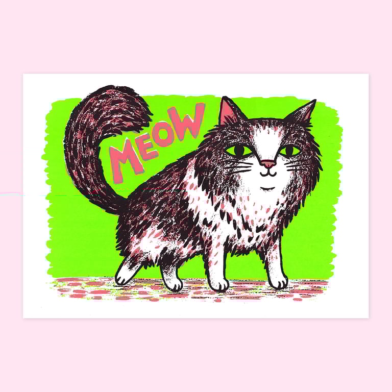 Catwalk, 3-colour screen print