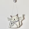 Special Order for Sherry - 'Kitty Cat' - Hanging Decoration