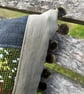 Thatched Country Cottage tapestry cushion cover with pompoms - Image 3
