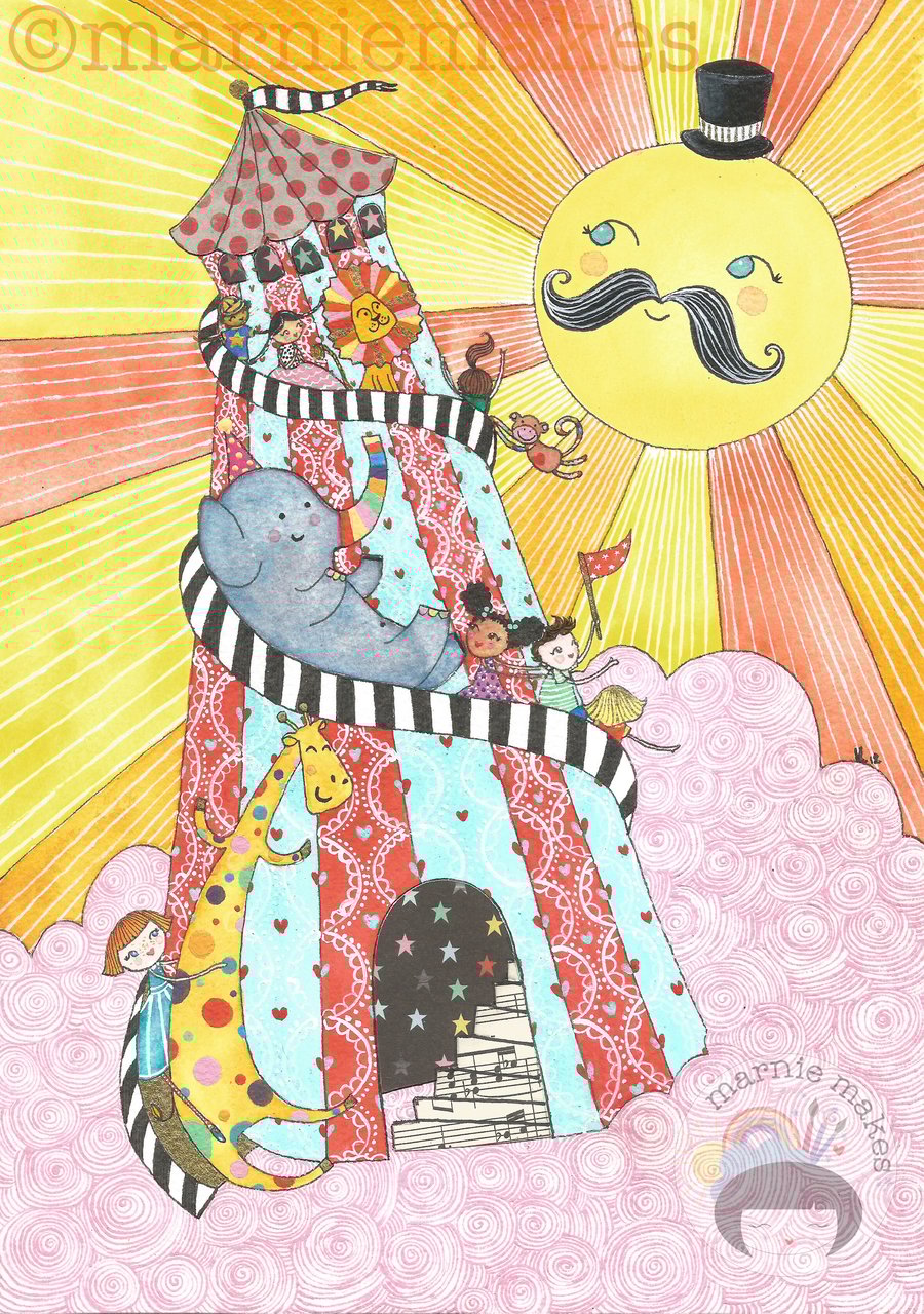 Fun Times - A4 Giclee print 