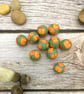 Polymer Clay Pumpkin Beads - Image 1