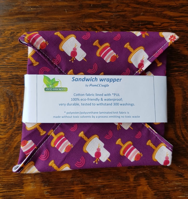 Reusable Plastic Free Sandwich Wrappers: celebration cakes