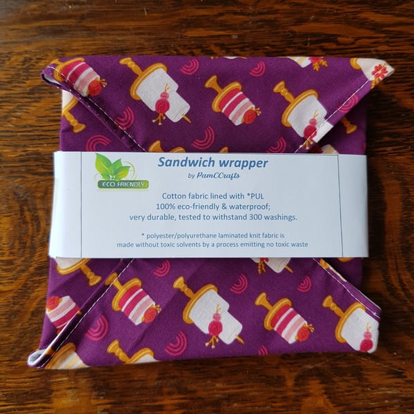 Reusable Plastic Free Sandwich Wrappers: celebration cakes