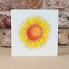 Blank  Eco-friendly Card Sunflower