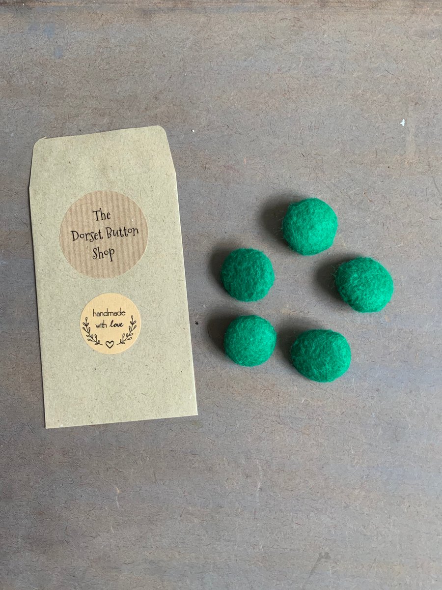 Felt Covered Buttons