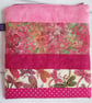 SOLD - The 'Almost' Perfect Pink Patchwork Zip Top Bag, Kindle Case - Image 4