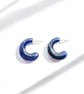 Watercolour Resin Hoop Earrings - Image 4