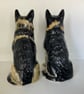 Personalised German Shepherd Dog salt and pepper shakers.(large 17cm high) - Image 9