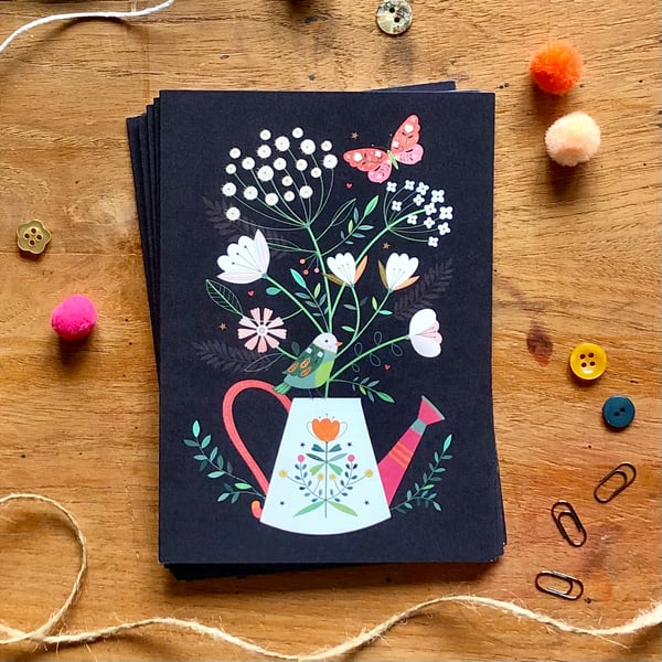 'Wild Angelica Posy' - Greetings Card