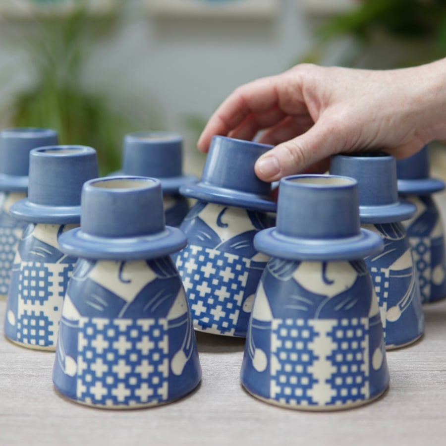 Ceramic Welsh Lady Ornament - not for water