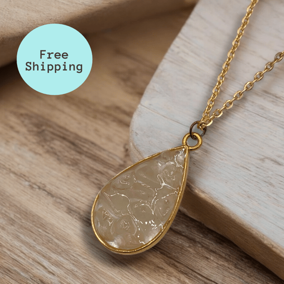 Pink Rose Quartz Necklace for Self Love - Heart Chakra Stone for Taurus & Libra