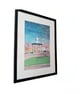 Framed Original Painting Devonport Park Plymouth Gouache and Watercolour  - Image 3