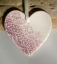 Ceramic heart hanging - Image 2