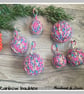 Crocheted Christmas baubles - Image 1