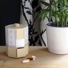 Matte Weekly Pill Organiser – 7 Day Rotating Dispenser with Travel Box