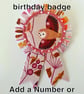 Child’s Fabric Crown & Birthday Badge Set  - Image 5