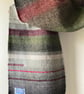 Fylingdales Hand Woven Herringbone Lambswool Scarf - Image 8