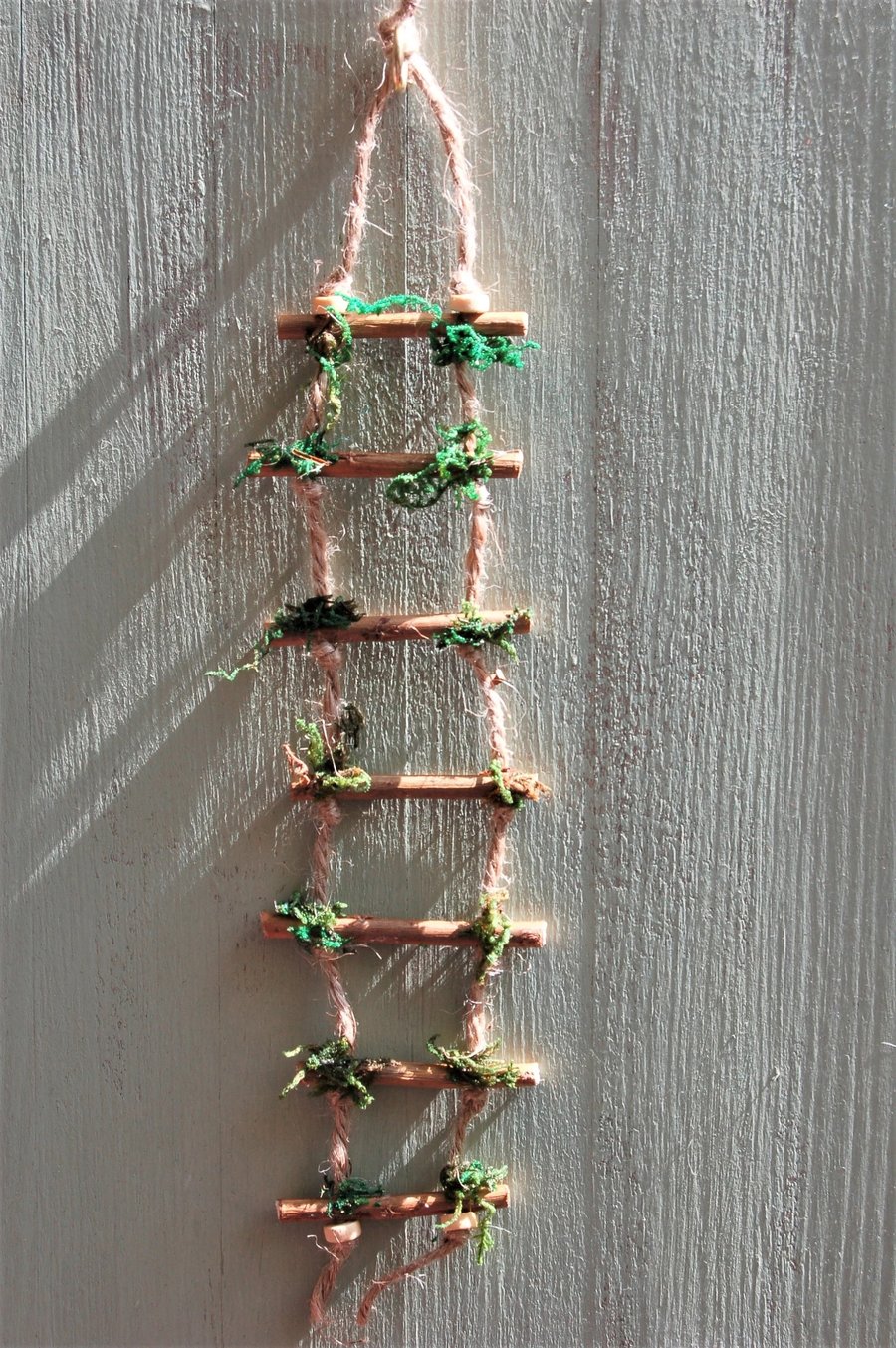 Fairy Ladder. 30cm. With Moss or Without Moss. Made from Willow