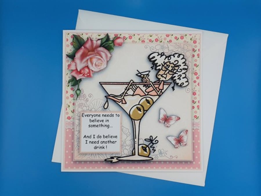 Funny Female Birthday Card Wife, Sister, Mother, Grandmother, Friens