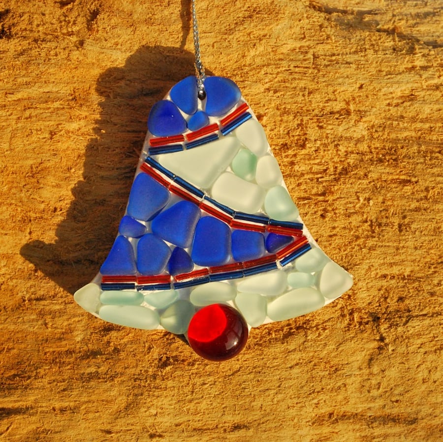Christmas bell mosaic