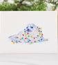 Polar Christmas Cards, fun penguins and seals, set of 4 - Image 3