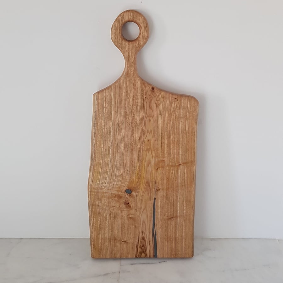 Perfectly Imperfect No161 Live Edge Solid English Ash Large Chopping Board