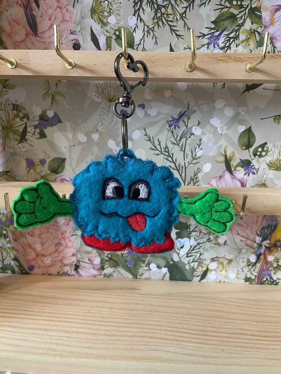 Pocket Hugs – Emotional Support,Gift, keyring, bag tag, Monster hug 