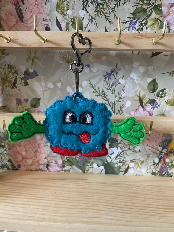 Pocket Hugs – Emotional Support,Gift, keyring, bag tag, Monster hug 